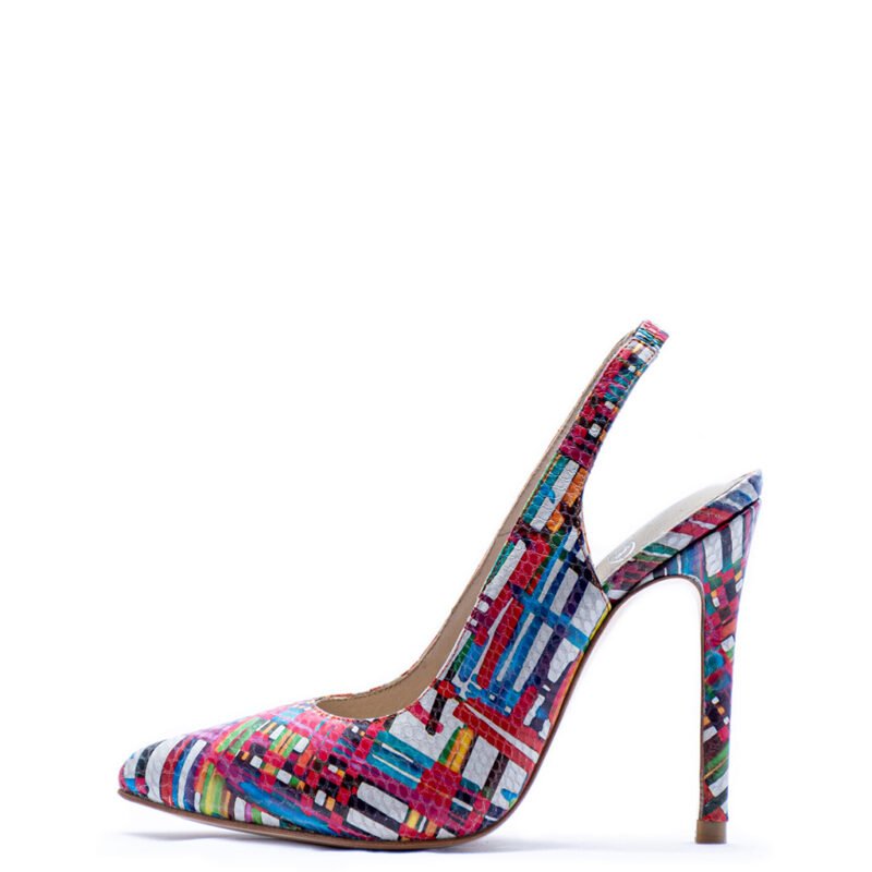 multicolored heels for men and women