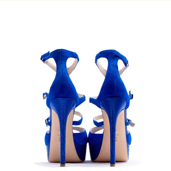 blue stilletos heels for men and women