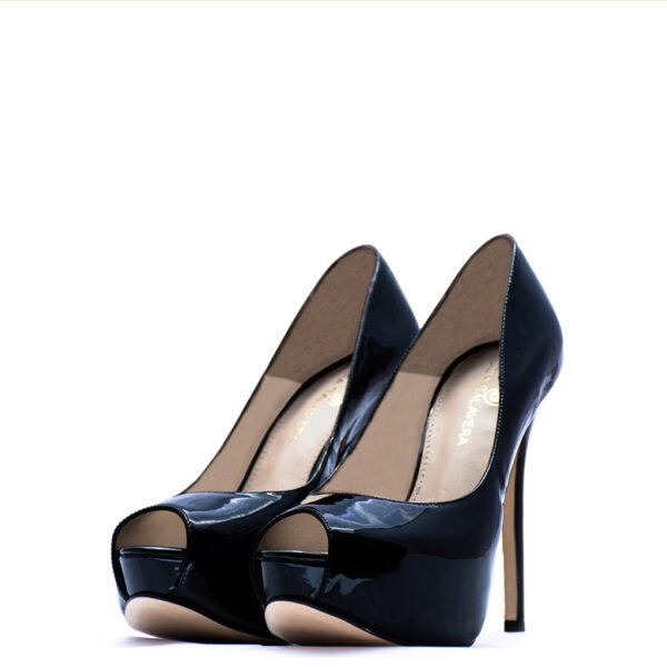 black platform heels for men and women