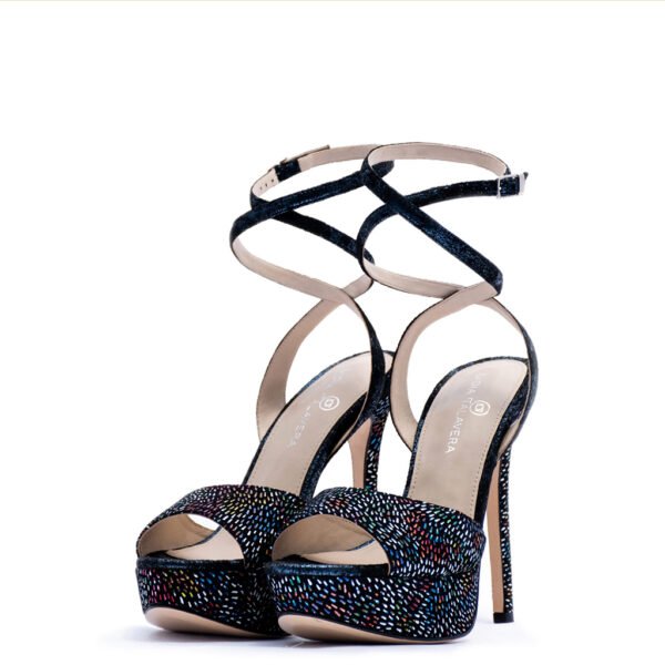 multicolor platform sandal heels for men and women