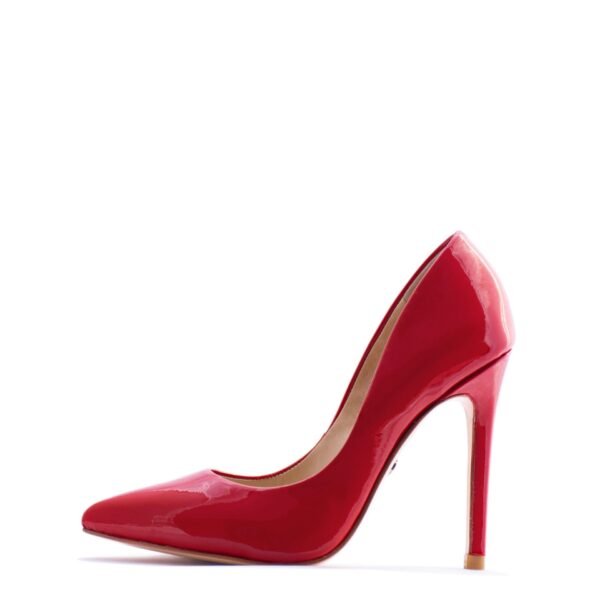 red pointed toe leather pump heels for men and women