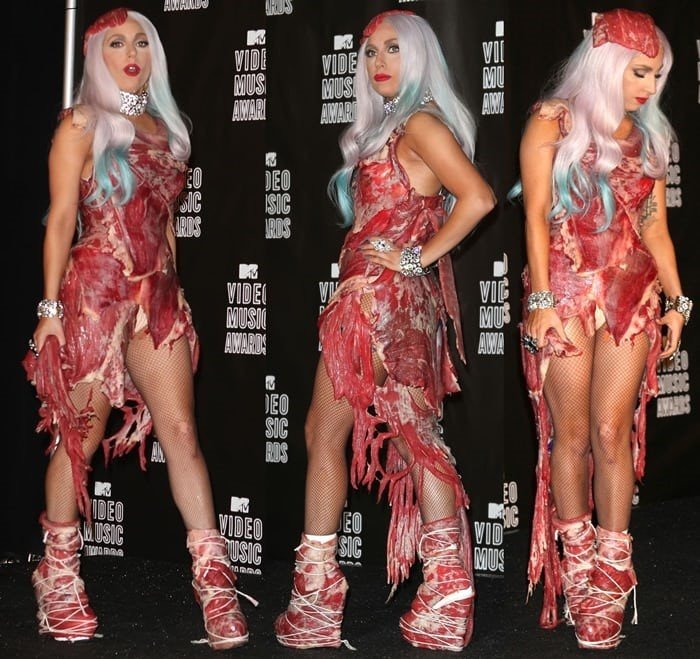 Lady Gaga’s Weird Shoes Meat