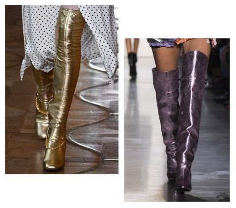 More Shoe Trends For Next Year Metallic Boots