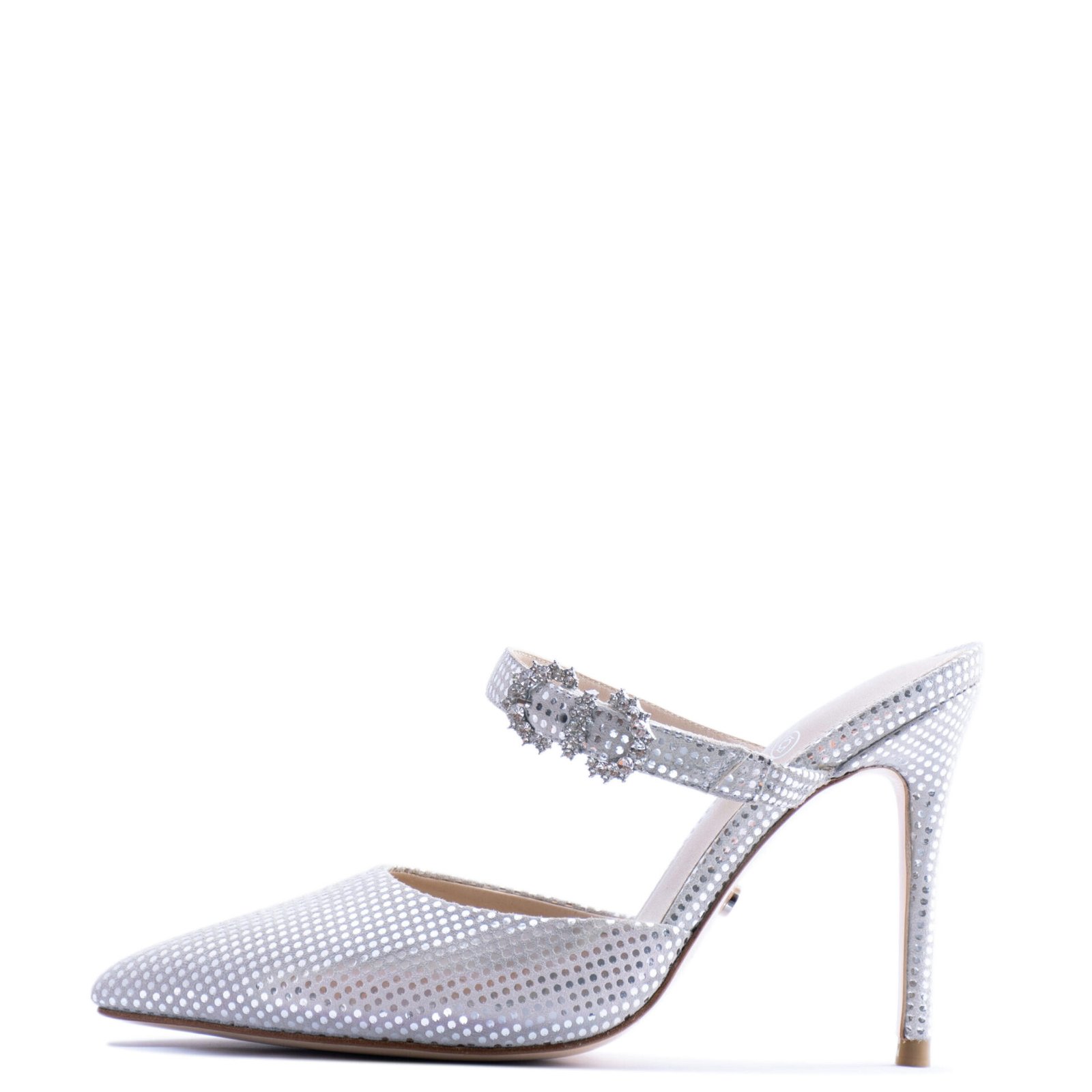 silver stilletos heels for men and women