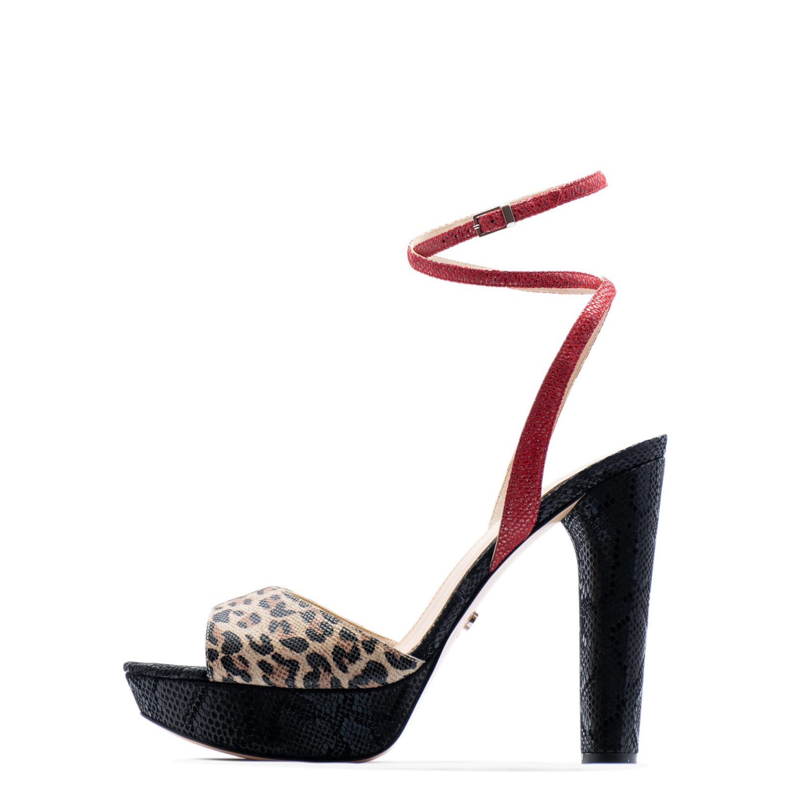 Leopard wedding heels for men and women
