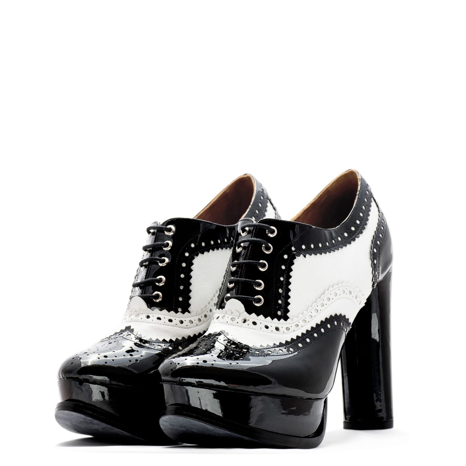 Black & White Oxford Heels for Men & women
