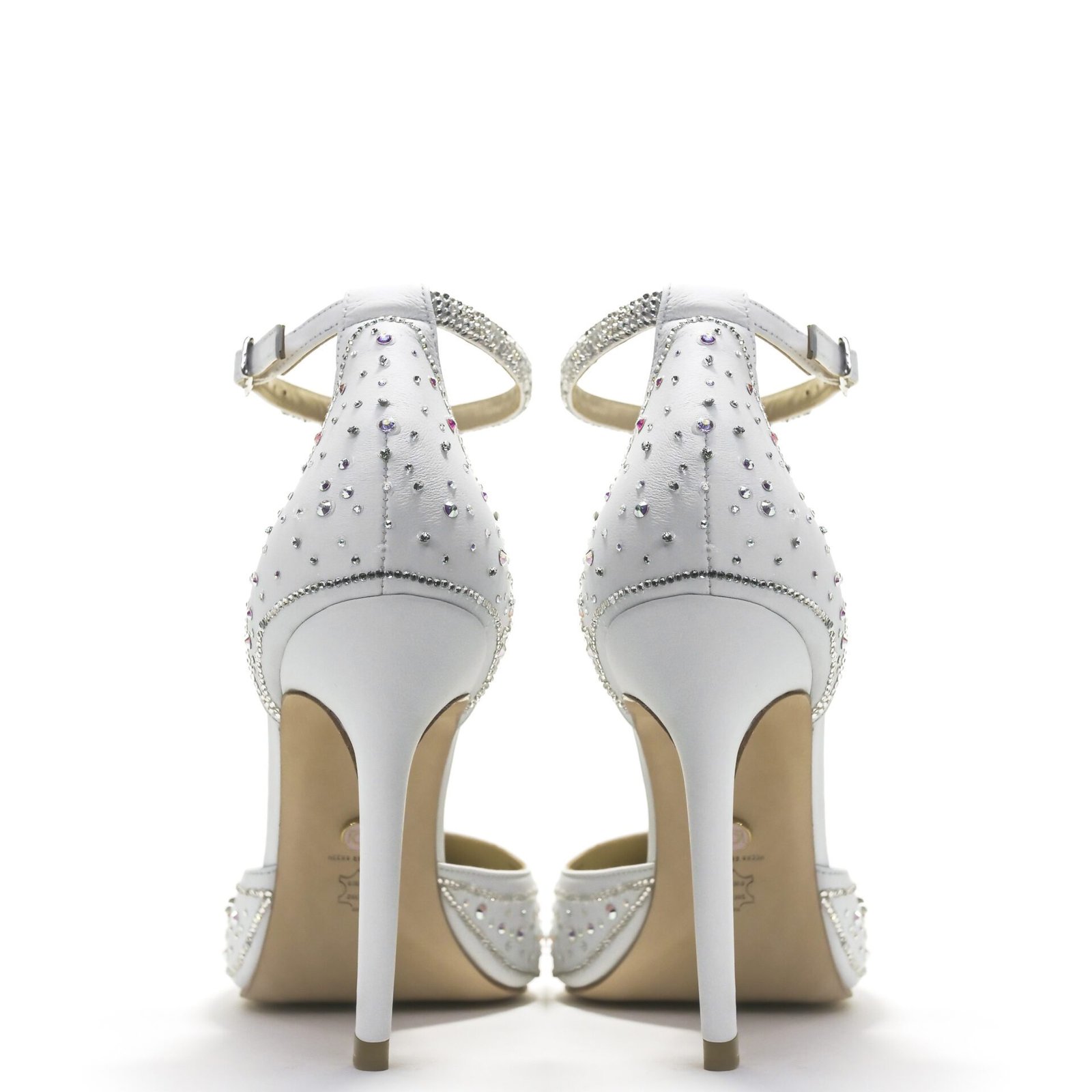 bride shoes with crystals