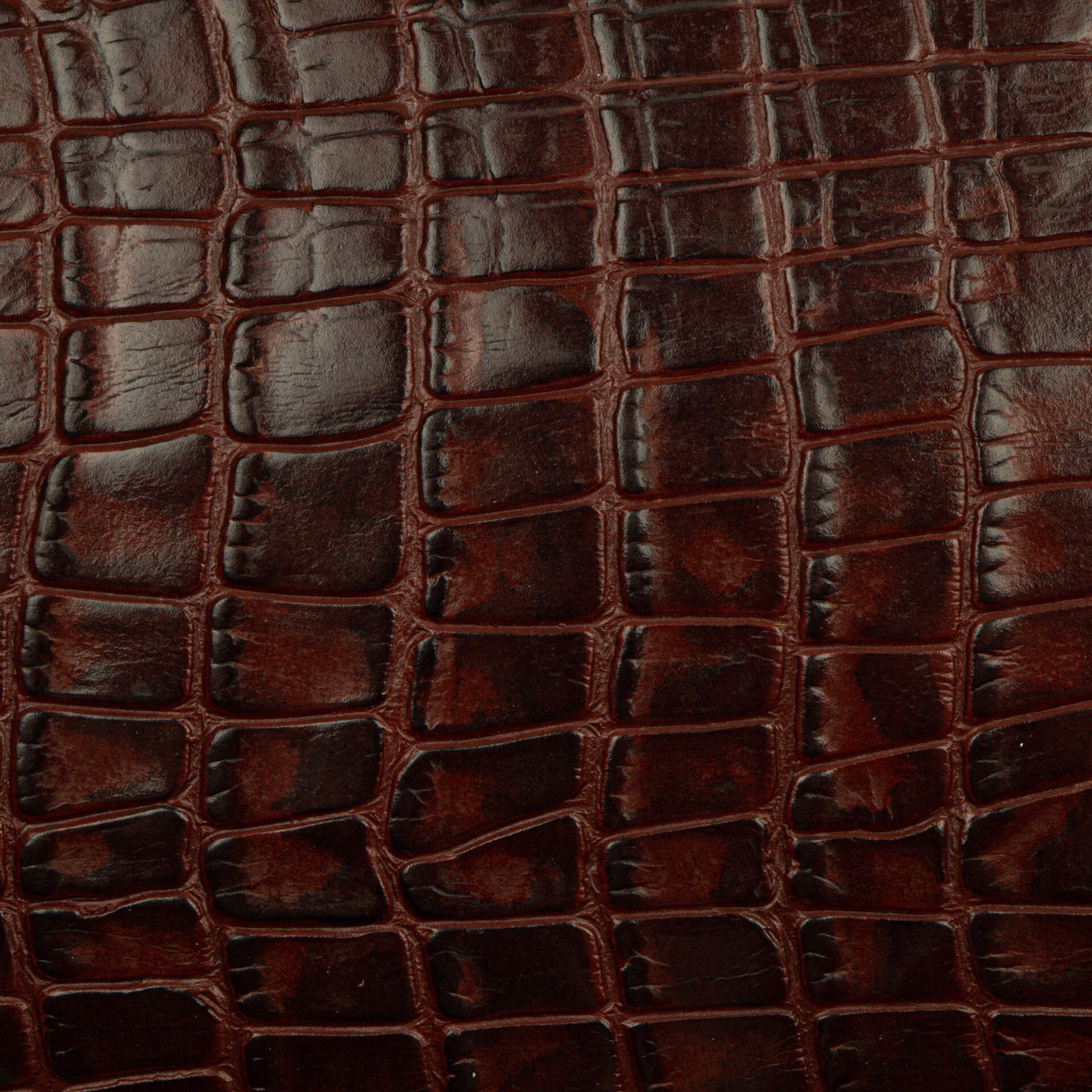 Wine crocodile leather for custom shoes