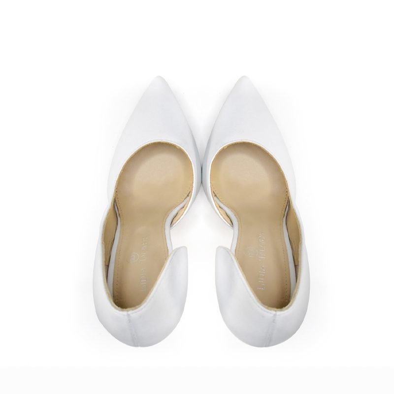 White Bridal wide shoes