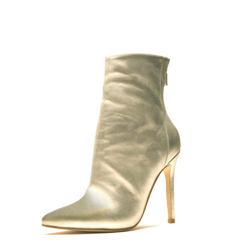 sexy gold women's boots