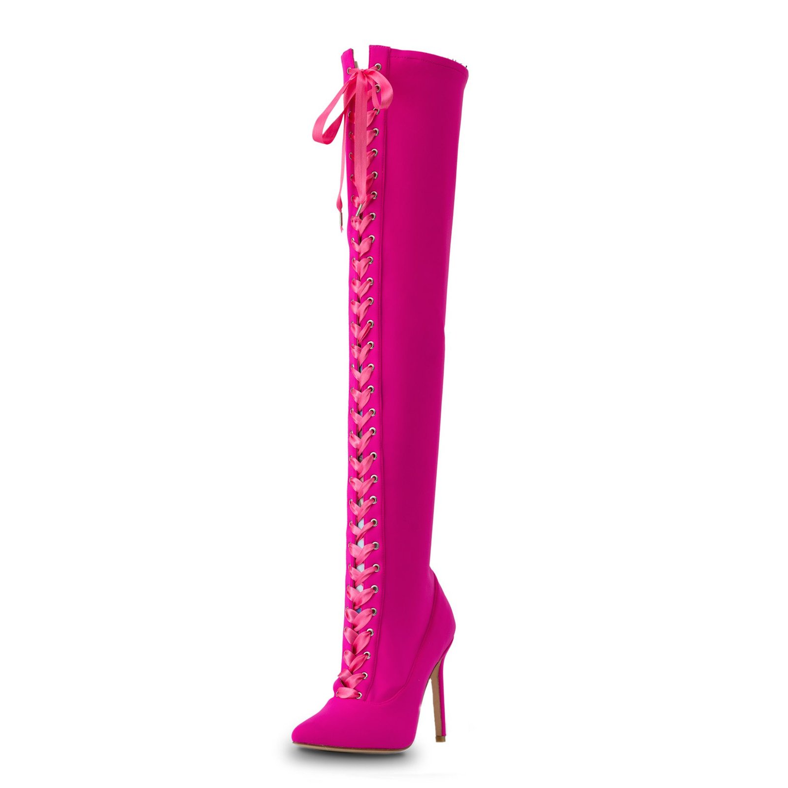 hot pink sexy boots